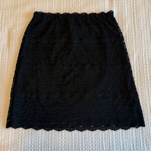 Cosabella Ceylon Black Lace Skirt Size Large